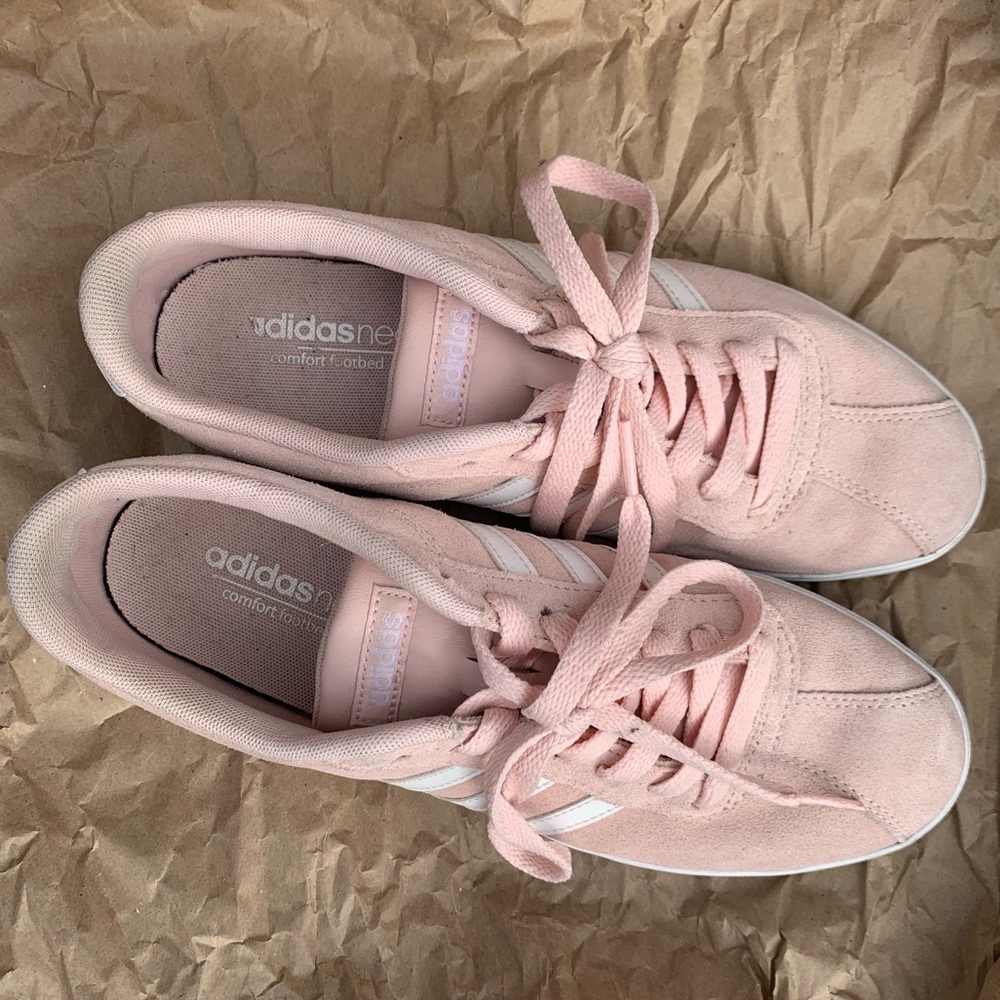 Great Condition Blush Pink Adidas Suede